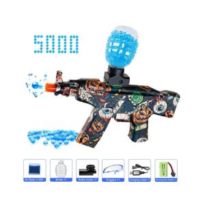 Planet X AK47 Gel Blaster Rechargeable Gun Toy Black (PX-11754)