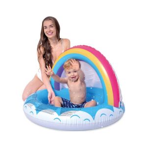 Planet X Bestway Genuine Inflatable Baby Swimming Pool Rainbow Color (PX-10170)