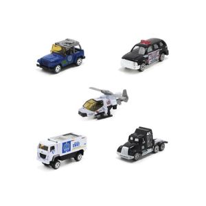 Planet X City Police Vehicle Pack Of 5 (PX-9784)