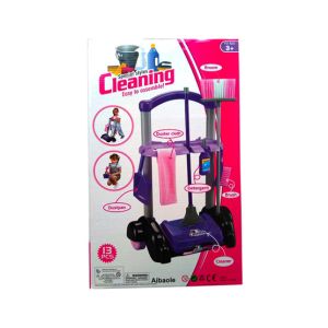 Planet X Cleaning Trolley Set For Girls - 13Pcs (PX-9542)