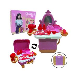Planet X DIY 3 in 1 Portable Dresser Set Play House - 24 Pcs (PX-11497)