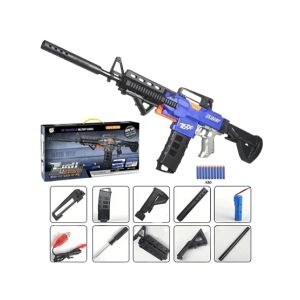 Planet X M416 Nerf Gel Blaster Rechargeable Gun Blue (PX-11699)