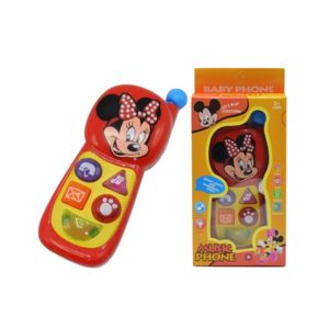 Planet X Mickey Mouse Magic Phone For Kids Red (PX-11883)