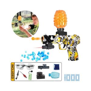 Planet X Mini Gel Blaster Rechargeable Gun With Glasses Yellow (PX-11737)
