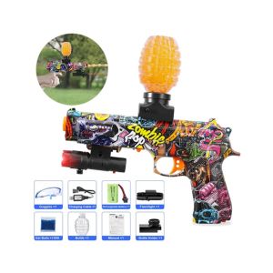 Planet X Mini Gel Blaster Rechargeable Gun With Glasses Multicolor