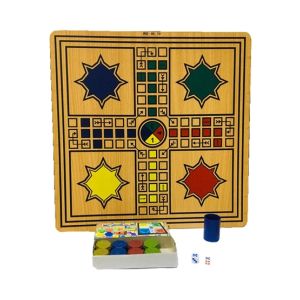 Planet X Modern Wooden Ludo Board (PX-11366)
