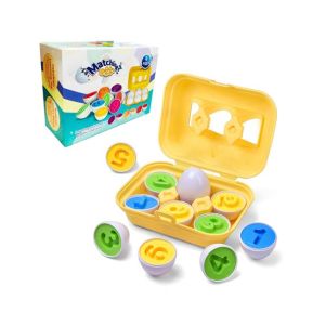 Planet X Numbers and Colors Matching Eggs Toy – Set of 6 Eggs (PX-11513)