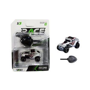 Planet X Race Speed Racing Key Car Grey (PX-11775)
