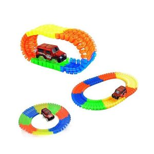 Planet X Colorful Jeep Truck Track Set (PX-10266)
