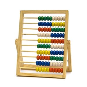 Planet X Wooden Abacus Colorful Beads Set For Kids (PX-10320)