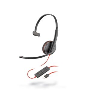 Plantronics Blackwire 3210 Corded UC USB-A Headset