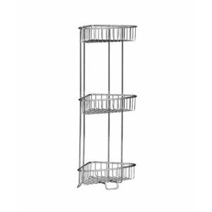 Premier Home 3 Tier Chrome Storage Caddy (0507656)