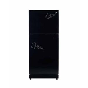 PEL Mirror Glass Door Freezer-on-Top Refrigerator 12 cu ft (PRGD-155M)
