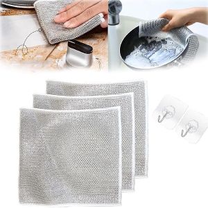 Promax Non-Scratch Dishwashing Cloth - 3pcs