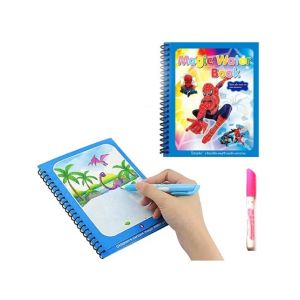 Planet X Reusable Magic Water Coloring Book With Pen For Kids (PX-12080)