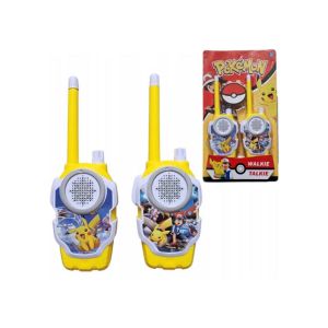 Planet X Pokemon Walkie Talkie Pair Set For Kids Yellow (PX-11999)