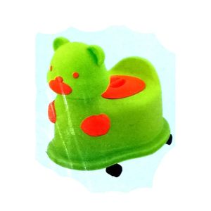 Quickshopping Baby Wheel Closestool Bear Design Green (104A)