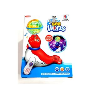 Quickshopping Stunt Sea Lion Spinning Lightning Ball - (YJ388-29) 