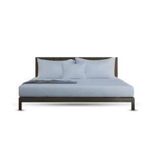Rainbow Linen Bed Sheet Set Full Size Silver Grey (Pack Of 3)