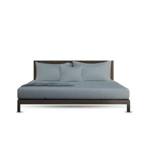 Rainbow Linen Bed Sheet Set King Size Dark Grey (Pack Of 3)