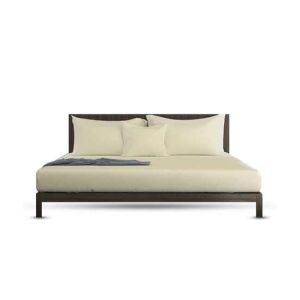 Rainbow Linen Bed Sheet Set King Size Tan (Pack Of 3)