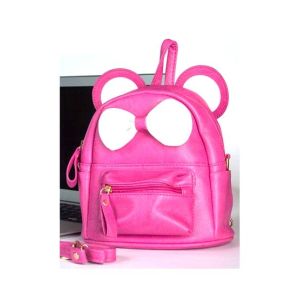 Rangoon Bow Mini Backpack For Women Shocking Pink
