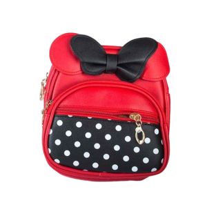 Rangoon Polka Mini Backpack For Women Red
