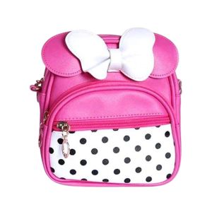 Rangoon Polka Mini Backpack For Women Shocking Pink