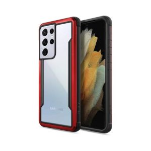 Raptic Shield Shock Absorbing Protection For Galaxy S21 Ultra Red