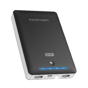 RAVPower 16750mAh Deluxe Portable Power Bank Black (RP-PB19)