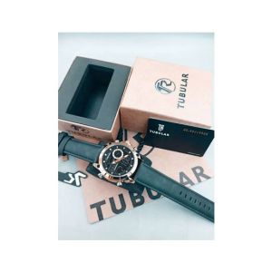 Tubular Stylish Look Wrist Watch For Men Green