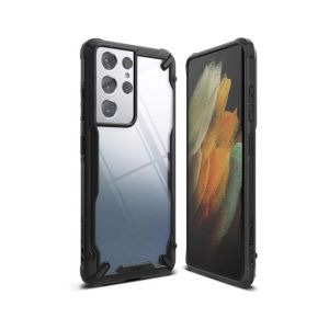 Ringke Fusion X Rugged Case For Galaxy S21 Ultra - Black