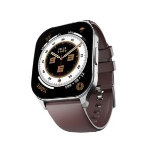 Ronin Smart Watch With Silver Dial (R-07)-Maroon