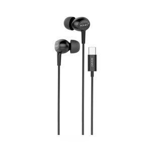Ronin Crystal Clear Sound In-Ear Handsfree Black (R-9-Type-C)