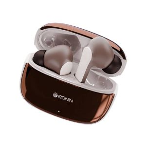 Ronin ENC Wireless Earbuds (R-640)-Brown