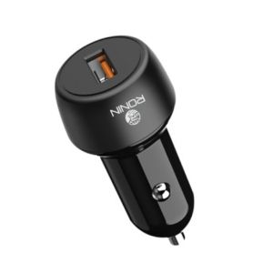 Ronin R-911 Elite Qualcomm Quick 3.0 Car Charger For Android Black