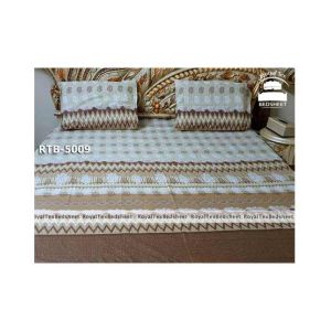 Royal Tex Printed Double Bed Sheet (RTB-5009)