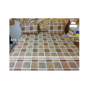 Royal Tex Printed Double Bed Sheet (RTB-5019)