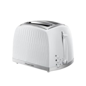 Russell Hobbs Honeycomb 2 Slice Toaster (RU-26060)-White