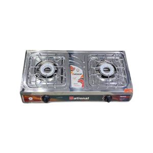 National Plus 2 Burners LPG Gas Stove (S-02)