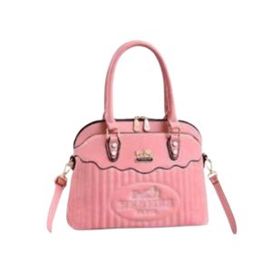 Saad Collection Luxury Shoulder Handbag For Women Pink (87)