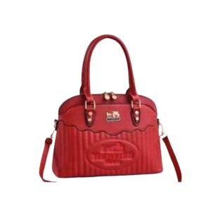 Saad Collection Luxury Shoulder Handbag For Women Red (90)