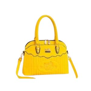 Saad Collection Luxury Shoulder Handbag For Women Yellow (86)