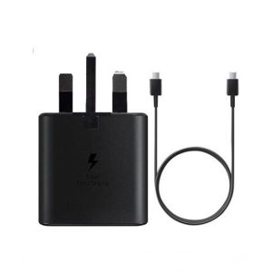 Samsung 25W Super Fast 3 Pin Type-C Charger Black