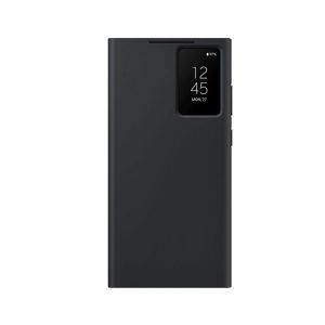 Samsung Clear View Cover For Galaxy S23 Ultra-Black