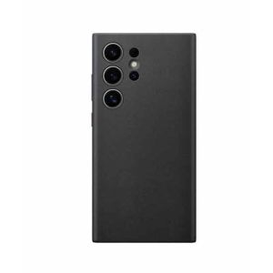 Samsung S24 Ultra Vegan Leather Case Black                                                                                                                                                         