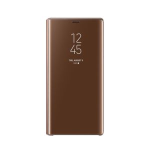 Samsung Clear View Standing Brown Cover For Galaxy Note 9