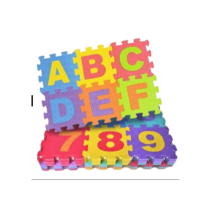 Letsshop Kids Interlocking Learning Puzzle Foam Mat - 36Pcs