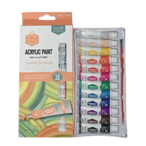 Letsshop Acrylic Paint Specially For Painters - 12 colors
