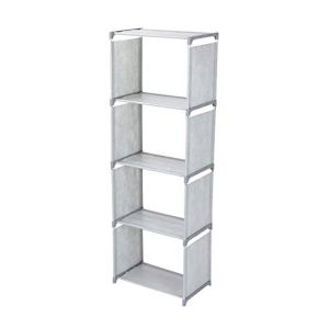 Shinecon 4-Layer Floor-Stand Combination Bookshelf